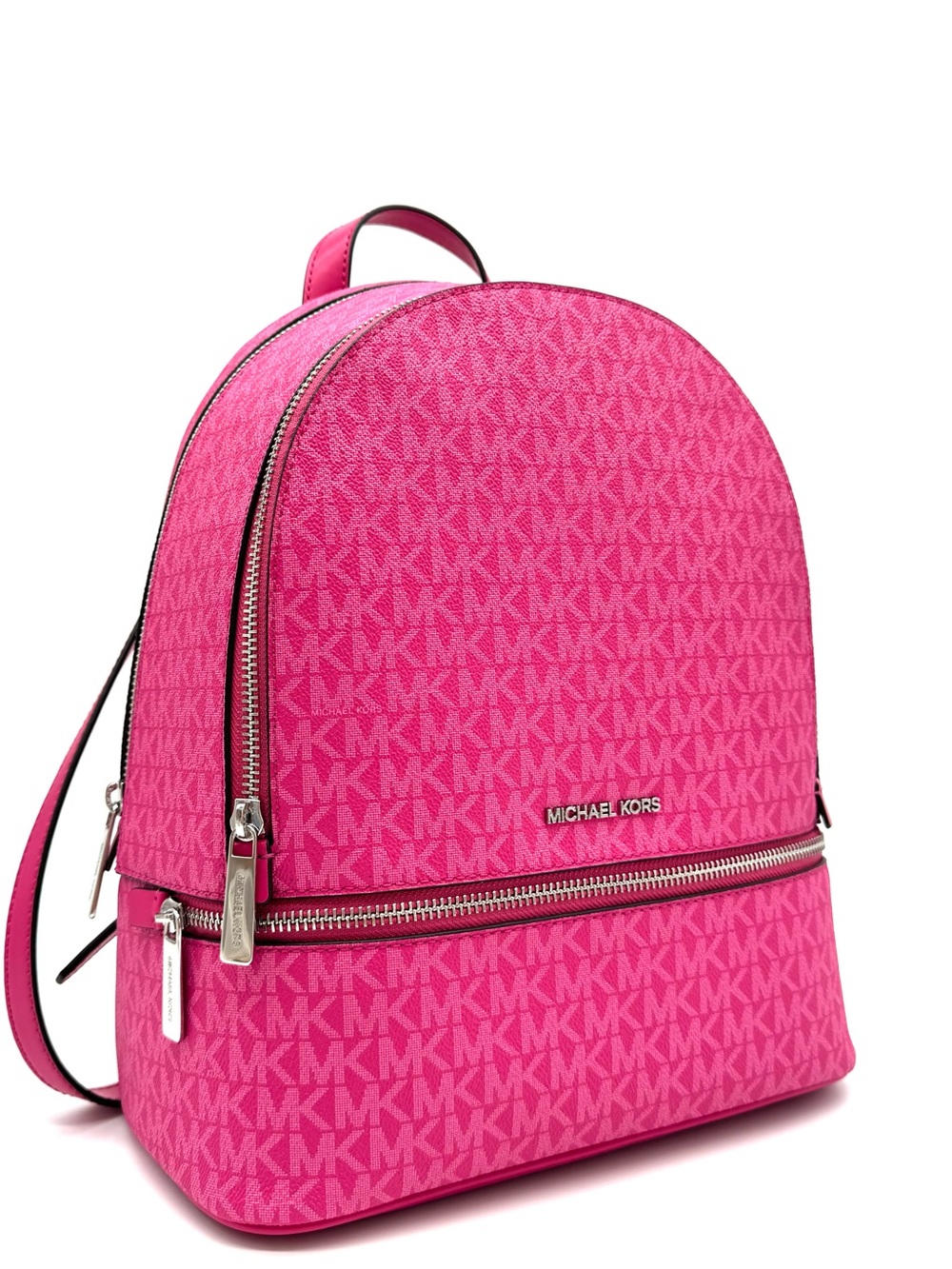 Michael Kors Medium Rhea Zip Backpack - Dragonfruit